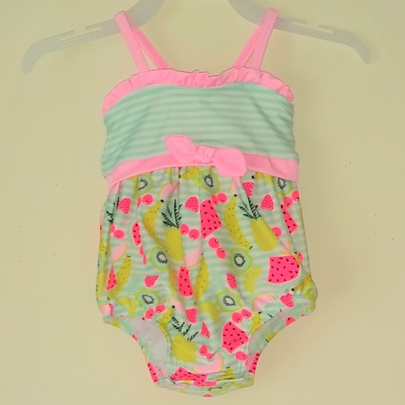 Baby Girl One Piece Swim Suit - Picture 1 of 3
